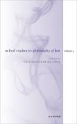 Cover of Oxford Studies in Philosophy of Law, Volume 5