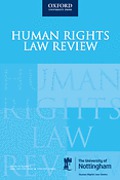 Cover of Human Rights Law Review: Online Only