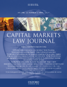 Cover of Capital Markets Law Journal: Print + Online