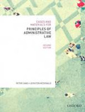 Cover of Cases and Materials for Principles of Administrative Law: Legal Regulation of Governance