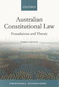 Cover of Australian Constitutional Law: Foundations and Theory