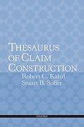 Cover of Thesaurus of Claim Construction