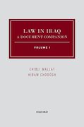 Cover of Law in Iraq: A Document Companion