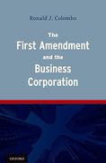 Cover of The First Amendment and the Business Corporation