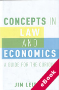 Cover of Concepts in Law and Economics: A Guide for the Curious (eBook)
