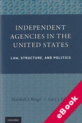 Cover of Independent Agencies in the United States: Law, Structure, and Politics (eBook)