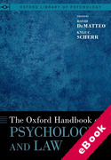 Cover of The Oxford Handbook of Psychology and Law (eBook)