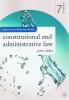 Cover of Palgrave Law Masters: Constitutional and Administrative Law