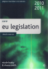 Cover of Core EU Legislation 2010-2011