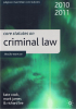 Cover of Core Statutes on Criminal Law 2010-2011