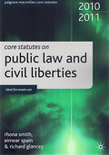 Cover of Core Statutes on Public Law & Civil Liberties 2010-2011