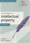 Cover of Core Statutes on Intellectual Property 