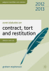 Cover of Core Statutes on Contract, Tort & Restitution 2012-2013