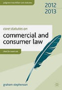 Cover of Core Statutes on Commercial and Consumer Law 2011-2012