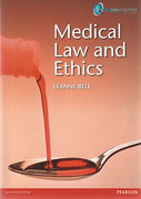Cover of Medical Law and Ethics (mylawchamber)