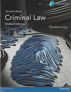 Cover of Criminal Law 11th ed (MyLawChamber)