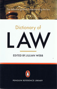 Cover of Penguin Dictionary of Law