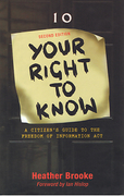 Cover of Your Right to Know: A Citizen's Guide to the Freedom of Information Act