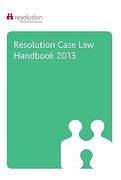 Cover of Resolution Case Law Handbook 2013