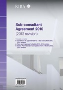 Cover of RIBA Sub-consultant Agreement 2010 (2012 revision)