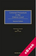 Cover of Criminal Procedure in the District Court (eBook)