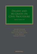 Cover of Delany and McGrath on Civil Procedure