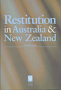 Cover of Law of Restitution in Australia and New Zealand