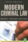 Cover of Modern Criminal Law