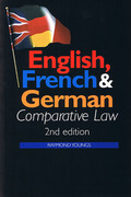 Cover of English, French and German Comparative Law
