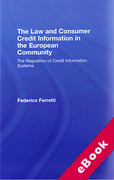 Cover of Law and Consumer Credit Information in the European Community (eBook)