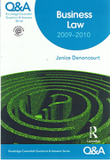 Cover of Routledge-Cavendish Q & A: Business Law 2009-2010