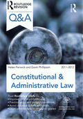 Cover of Routledge Q&A Constitutional & Administrative Law 2011-2012