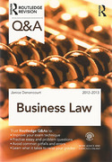 Cover of Routledge Revision Q&A: Business Law 2012-2013
