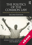 Cover of The Politics of the Common Law: Perspectives, Rights, Processes, Institutions (eBook)