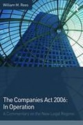 Cover of The Companies Act 2006 In Operation: A Commentary on the New Legal Regime