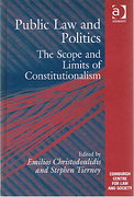 Cover of Public Law and Politics: The Scope and Limits of Constitutionalism