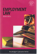 Cover of Routledge Lawcards: Employment Law 2010 - 2011
