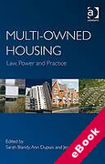 Cover of Multi-owned Housing: Law, Power and Practice (eBook)