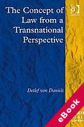 Cover of The Concept of Law from a Transnational Perspective (eBook)