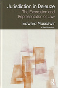 Cover of Jurisdiction in Deleuze: The Expression and Representation of Law