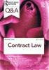 Cover of Routledge Q&A: Contract Law 2011-2012