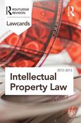 Cover of Routledge Lawcards: Intellectual Property Law 2012-2013