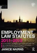 Cover of Routledge Student Statutes: Employment Law Statutes 2011 - 2012