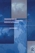 Cover of Transparency in International Trade and Investment Dispute Settlement