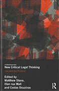 Cover of New Critical Legal Thinking: Law and the Political