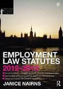 Cover of Routledge Student Statutes: Employment Law Statutes 2012 - 2013