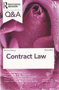 Cover of Routledge Revision Q&A: Contract Law 2013-2014