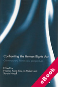Cover of Confronting the Human Rights Act: Contemporary Themes and Perspectives (eBook)