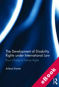 Cover of The Development of Disability Rights Under International Law (eBook)