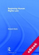 Cover of Beginning Human Rights Law (eBook)